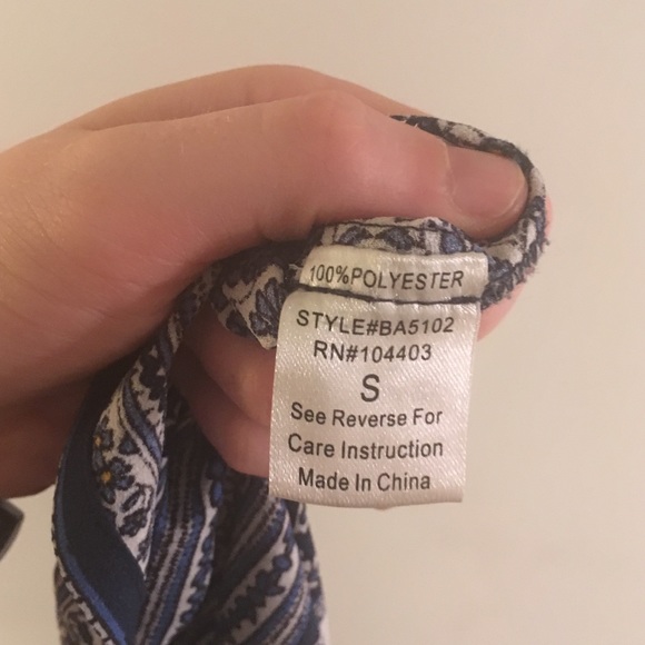 Blue and white summer dress - Picture 5 of 5